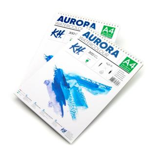 Akvarell spirál blokk AURORA rough - 12 lap (Papír blokk)