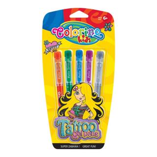 Colorino tetováló gél tollak 5 db