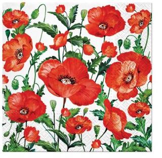 Decoupage szalvéta Flanders Poppy - 1 db (decoupage szalvéták)