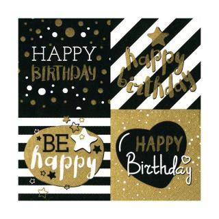 Decoupage szalvéták - Happy Birthday - 1db (szülinapi)