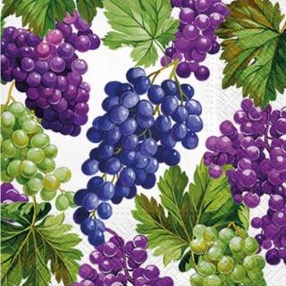 Decoupage szalvéták Natural Grapes  - 1 db (decoupage)