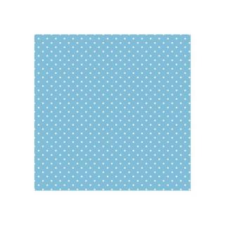 Decoupage szalvéták - White Dots on Blue  - 1db