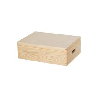 Dekoratív fa doboz díszítéshez 30x40x13.5 cm (félkész fa)