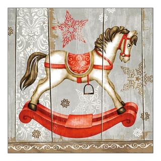 Eko decoupage szalvéta Rocking Horse - 1 db (decoupage)