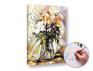 Festés a számok szerint LUCKY FLOWERS IN THE PASSION | medium difficulty