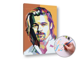 Festés számok szerint BRAD PITT | low difficulty