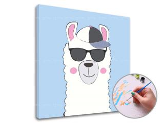 Festés számok szerint LAMA OKULIARS LAMA-val | alacsony nehézség ()