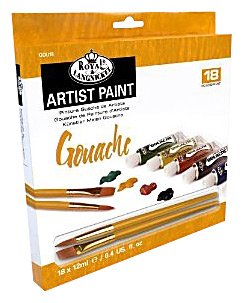 Gouche ARTIST Paint 18x12ml  (festőszett Royal &amp; Langnickel )