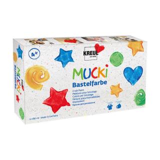 Gyermek művészi festék készlet MUCKI 6 x 80 ml (Gyermek)