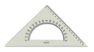 Háromszög 45/177 szögmérővel KKO (műszaki kellékek KOH-I-NOOR)