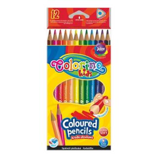 Háromszög alakú zsírkréták gyerekeknek Colorino 12 db