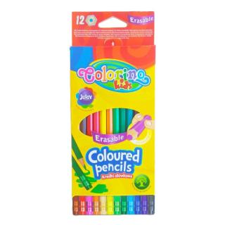 Hatszögletű Colorino ceruza radírral