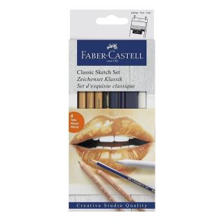 Készlet vázlatkészítésre Faber-Castell / 6 részes (Készlet)
