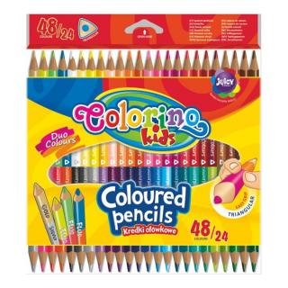Kétoldalas Colorino színező ceruzák 24 db