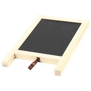 Kétoldalú álló fekete tábla (tábla fából)