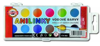 KOH-I-NOOR anilines vízfesték / 12 szín (anilines vízfesték)