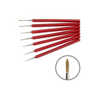 Kolinsky kerek ecset KOLOS Nail Art 3009L | Different Sizes