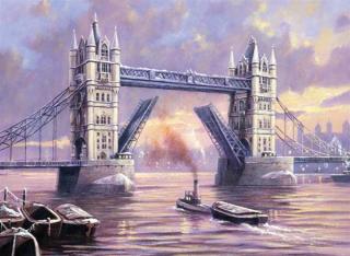 Kreatív festőkészlet - Tower Bridge A3 (festőkészlet számok)