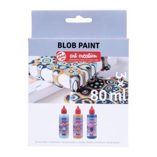 Kreatív szett Art Creation Blob Paint menta 3 x 80 ml