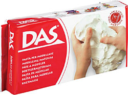Modellező massza DAS - FEHÉR - 500g (levegőn száradó massza)