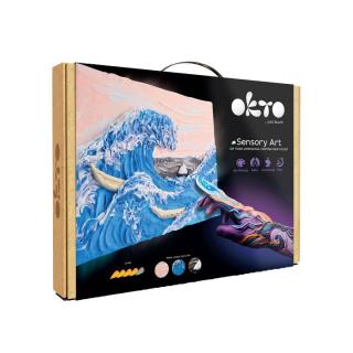 OKTO Kreatív 3D készlet  Hullámok Kanawagában  30 x 40 cm