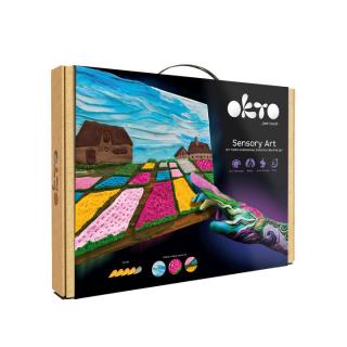 OKTO Kreatív 3D készlet  Virágágyások Hollandiában  30 x 40 cm