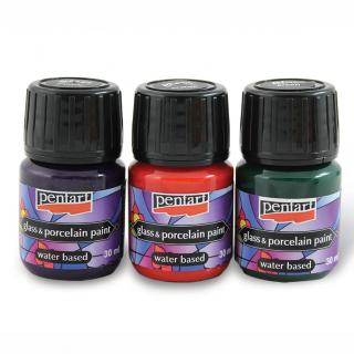 PENTART üveg és porcelánfesték- 30 ml | különböző színek