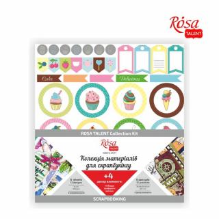 ROSA TALENT Cake Delicious Scrapbooking papír