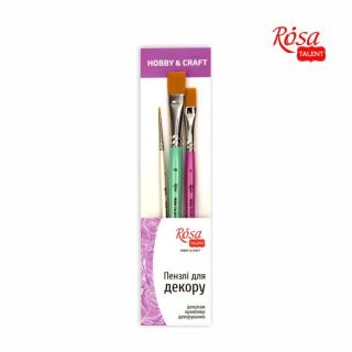 ROSA TALENT Hobby &amp;amp; Craft ecsetkészlet