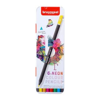 Színes ceruzák Bruynzeel neon árnyalatok 6 db