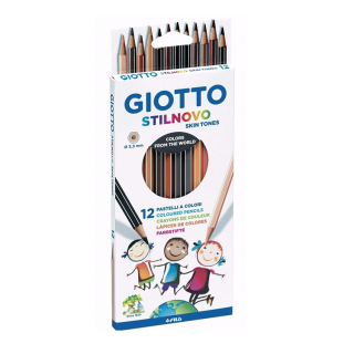 Szines ceruzák GIOTTO Skin Tones / 12 szín  (Szines ceruzák)