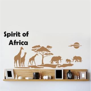 XXL 5 részből álló sablon Afrika szelleme 140 x 84 cm