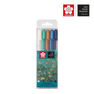 Zselés tollak Sakura Gelly Roll - Van Gogh Museum / 5 db