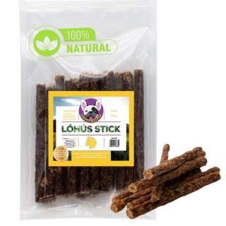 100% Természetes Lóhús stick 100 g, HAPPY BULLDOG