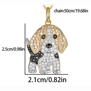 Beagle mintás nyaklánc