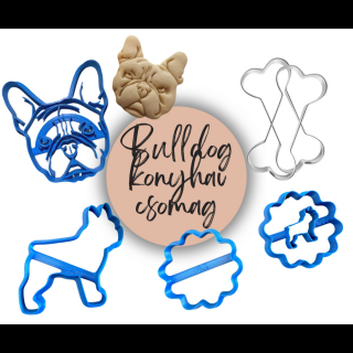Bulldog mintás konyhai sütőforma csomag