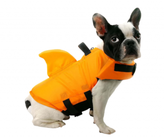 Cápauszonyos mentőmellény kutyák számára M-es (8-22 kg)