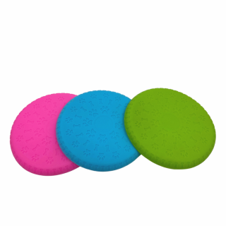 CYBER RUBBER KUTYA FRIZBI, 18 cm - pink