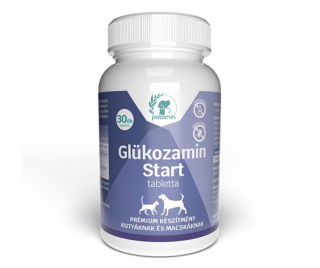 Glükozamin Start tabletta az egészséges ízületekért kutyáknak és macskáknak, 30 db tabletta - PETAMIN