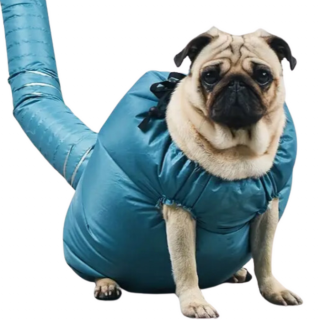 Háziállat szárító zsák, kutya/macska szárító (5-10 kg)