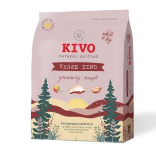 KIVO – Hidegen sajtolt Gabonamentes Száraztáp – Kacsa 4kg
