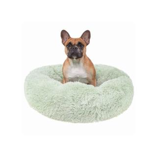 Mentazöld, extrapuha, szőrös kisállatfekhely - 60 cm