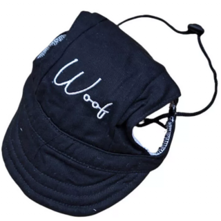 Nyári kutya-baseballsapka, Woof, fekete