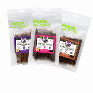 Vad Stick Mix: őz, szarvas, vaddisznó (3 csomag stick), 300g