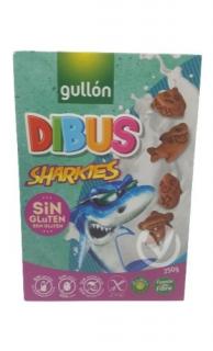 Gullón Dibus Sharkies gluténmentes reggelizőkeksz 250 g