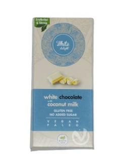 Health Market White Delight kókusztejes fehér csokoládé édesítőszerekkel 80g