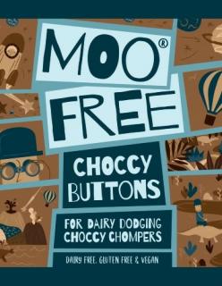 Moo Free Choccy Drops Tejcsokoládé jellegű cseppek 25g