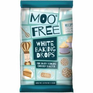 Moo Free Tejmentes és Vegán Fehércsokoládé Sütőpasztilla 100g