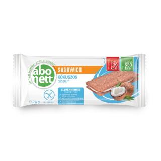 Abonett Gluténmentes szendvics, kókuszos 26 g