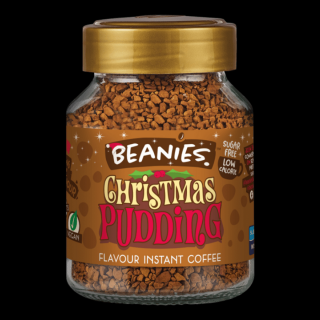 Beanies Angol karácsonyi puding ízű instant kávé 50 g